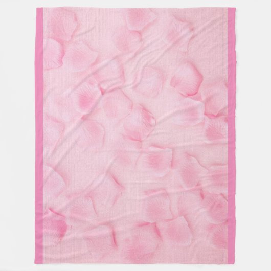 Roos Fleece Deken (Voorkant)