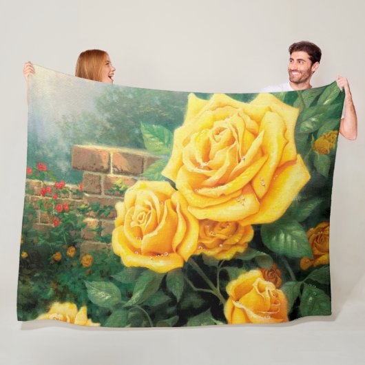 Roos Fleece Deken (In situ)