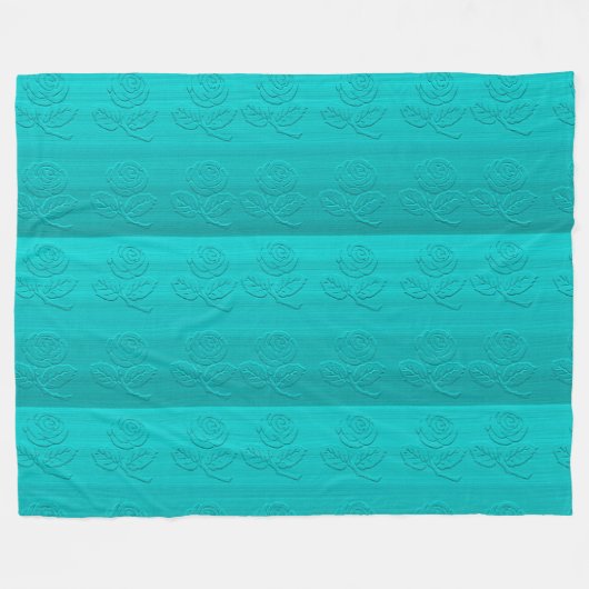 Roos Fleece Deken (Voorkant (Horizontaal))