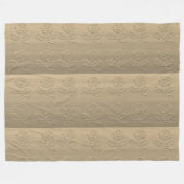 Roos Fleece Deken (Voorkant (Horizontaal))