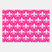 Roos Fleur de Lis Inpakpapier Vel (Voorkant 2)