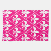 Roos Fleur de Lis Theedoek (Horizontaal)