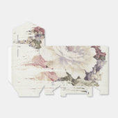  roos floraal abstract bedankdoosjes (Uitgevouwen)