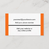 Roos floraal modern minimalistisch freelancer sina visitekaartje (Achterkant)