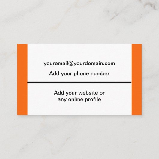 Roos floraal modern minimalistisch freelancer sina visitekaartje (Achterkant)