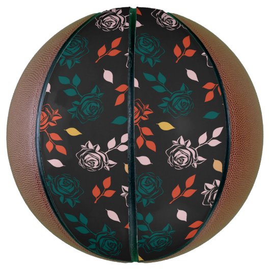 Roos Floral Basketbal (Verticaal)
