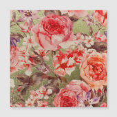 Roos Floral Bloom Raspberry Pink Waterverf (Voorkant)