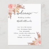 Roos floral blush pampas (Voorkant)