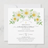 Roos Floral, eerste gemeenschap, vers Daisy Kaart (Voorkant)