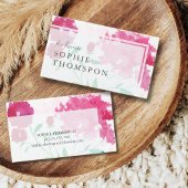 Roos floral elegant visitekaartje