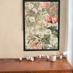 Roos Floral Franse Vintage Ephemera ontkoppeling Tissuepapier