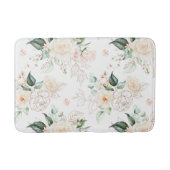 Roos Floral Garden Pattern Badmat (Voorkant)
