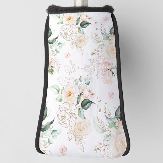 Roos Floral Garden Pattern Golfheadcover (Draai 90)