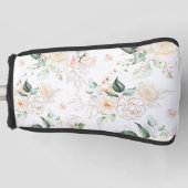 Roos Floral Garden Pattern Golfheadcover (Voorkant)