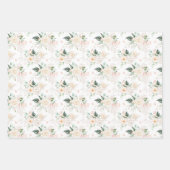 Roos Floral Garden Pattern Inpakpapier Vel (Voorkant)