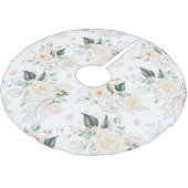 Roos Floral Garden Pattern Kerstboom Rok (Gekanteld)