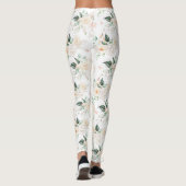 Roos Floral Garden Pattern Leggings (Achterkant)