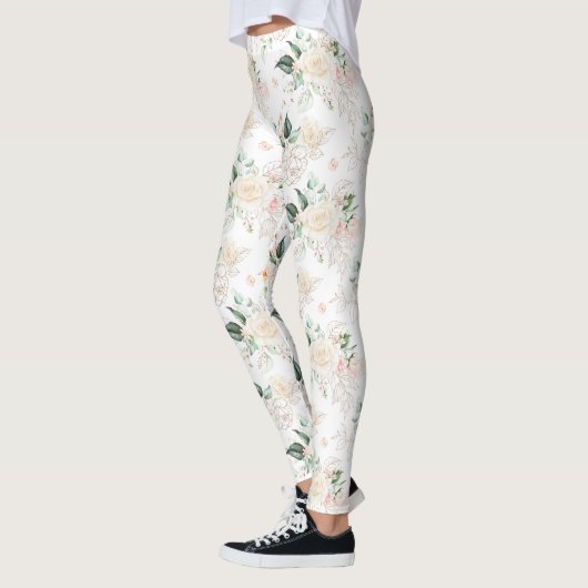 Roos Floral Garden Pattern Leggings (Links)