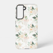 Roos Floral Garden Pattern Samsung Galaxy Hoesje (Achterkant)