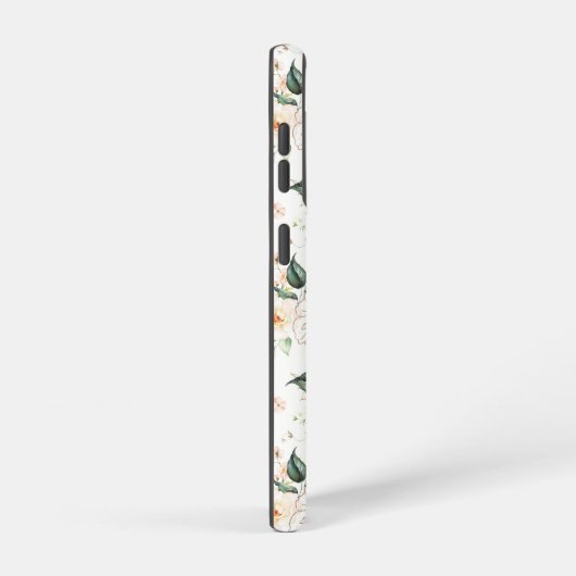 Roos Floral Garden Pattern Samsung Galaxy Hoesje (Rechterkant)