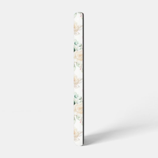 Roos Floral Garden Pattern Samsung Galaxy Hoesje (Linkerkant)
