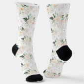 Roos Floral Garden Pattern Sokken (Gebogen)