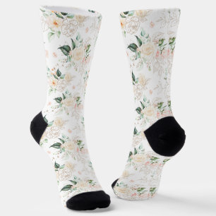 Roos Floral Garden Pattern Sokken