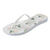 Roos Floral Garden Pattern Teenslippers (Schuin)