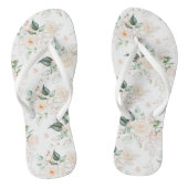 Roos Floral Garden Pattern Teenslippers (Voetbed)