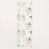 Roos Floral Garden Pattern Yogamat (Voorkant)