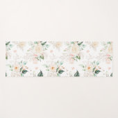 Roos Floral Garden Pattern Yogamat (Voorkant (horizontaal))
