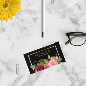 Roos Floral Gold Lijst Professional Visitekaartje