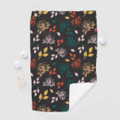 Roos Floral Golfhanddoek (Insitu)