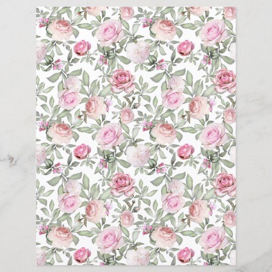 Roos Floral hoeveel Kisses Vrijgezellenfeest game (Achterkant)