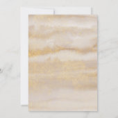 Roos Floral Holly Engagement Party Kaart (Achterkant)