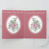 Roos Floral Kaart (Binnen)