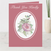 Roos Floral Kaart (Voorkant)