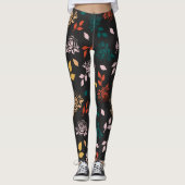 Roos Floral Leggings (Voorkant)