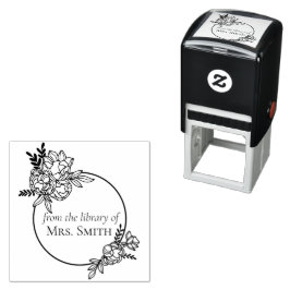 Roos Floral Lijst uit de bibliotheek van Zelfinktende Stempel