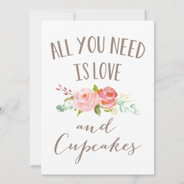 Roos Floral Love and Cupcakes (Voorkant)