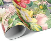   Roos Floral Medley Cadeaupapier (Rol Hoek)