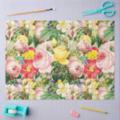   Roos Floral Medley Tissuepapier (Craft)