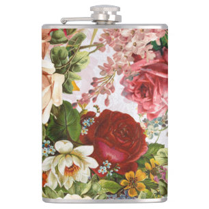 Roos Floral Melange Collage Heupfles
