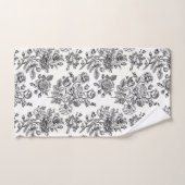  Roos Floral Pattern Bad Handdoek (Handdoek)