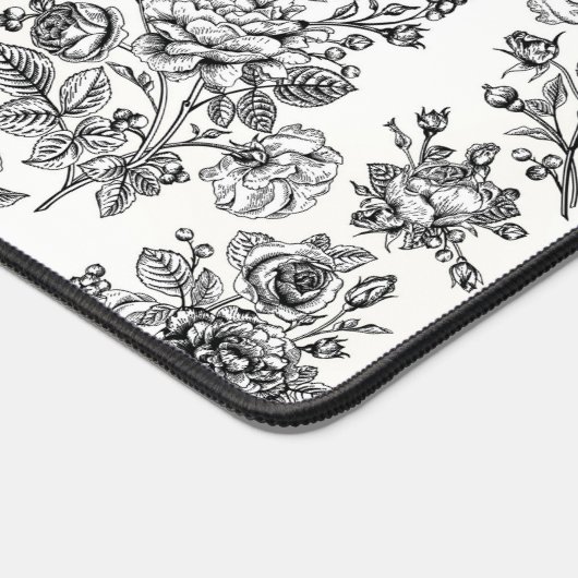 Roos Floral Pattern Bureaumat (Hoek)