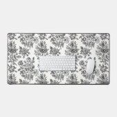  Roos Floral Pattern Bureaumat (Keyboard & Muis)