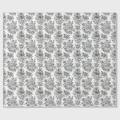 Roos Floral Pattern Cadeaupapier (Vlak)