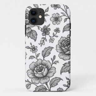 Roos Floral Pattern Case-Mate iPhone Case