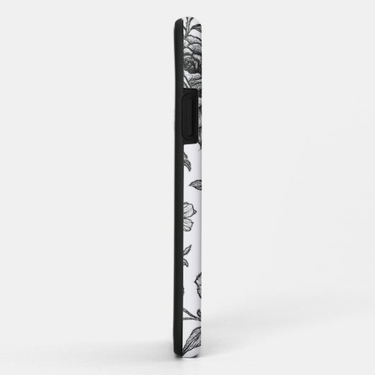 Roos Floral Pattern Case-Mate iPhone Case (Achterkant/rechts)
