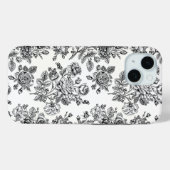 Roos Floral Pattern Case-Mate iPhone Case (Achterkant (horizontaal))